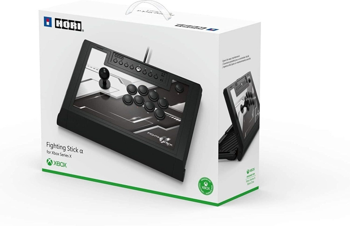 HORI Fighting Stick α-spilcontroller, Xbox / PC i gruppen HJEMMEELEKTRONIK / Spilkonsoller og tilbehør / Xbox Series X / Tilbehør hos TP E-commerce Nordic AB (C70153)