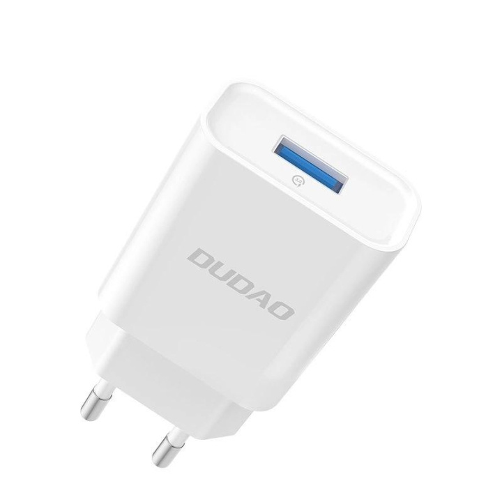 Dudao A4EU Adapter 10Watt 1xUSB-A i gruppen SMARTPHONES & TABLETS / Opladere og kabler / Vægoplader / Vægoplader USB hos TP E-commerce Nordic AB (C70321)