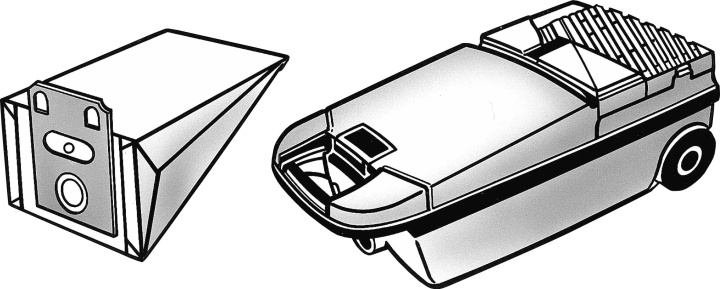 Nordic Quality MEL 2042 Dammsugarpåsar, 5 st. + 1 filter
