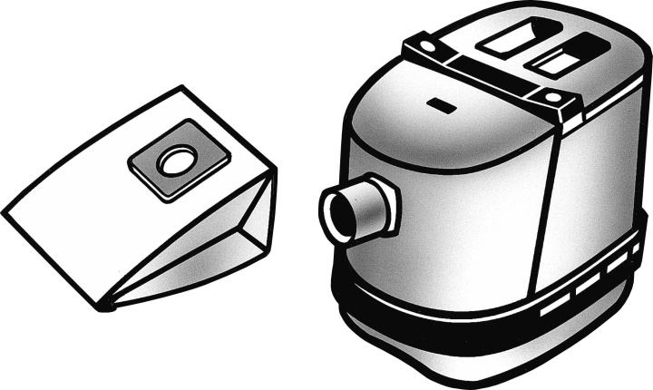 Nordic Quality MNI 2156 Dammsugarpåsar, 5 påsar + 1 filter billede