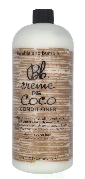 Bumble and Bumble Bumble & Bumble Creme de Coco Conditioner 1000 ml Dry Or Coarse Hair i gruppen SKØNHED & HELSE / Hår og styling / Hårpleje / Balsam hos TP E-commerce Nordic AB (C70985)