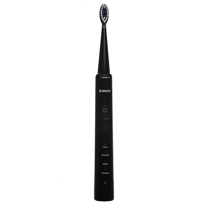 B.WELL Electric Toothbrush Sonic MED-870 Black i gruppen SKØNHED & HELSE / Oral pleje / Elektriske tandbørster hos TP E-commerce Nordic AB (C71438)