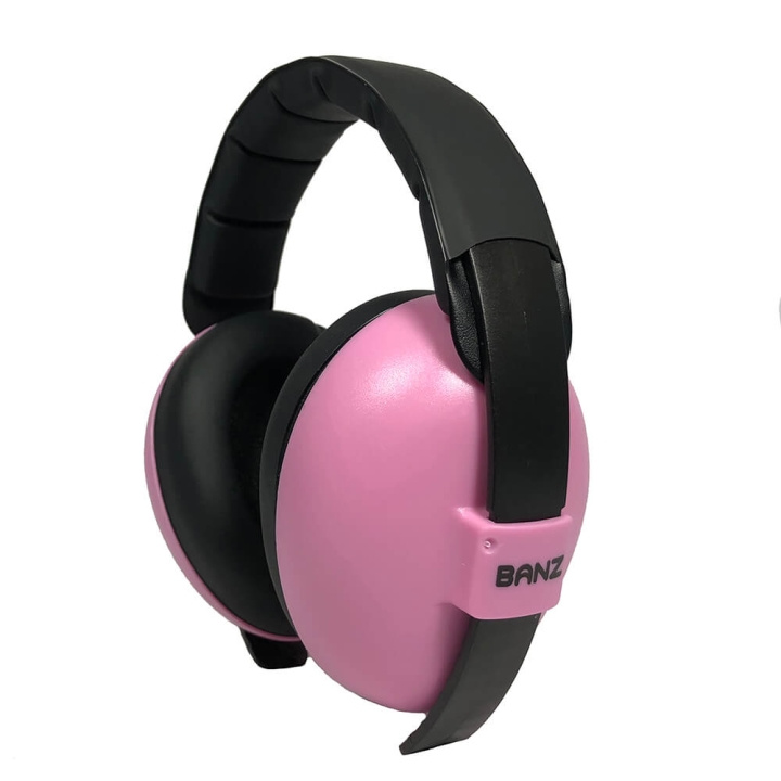 BANZ Ear Muffs Baby Petal Pink i gruppen LEGETØJ, BØRN & BABY / Børns sikkerhed / Høreværn og øvrigt hos TP E-commerce Nordic AB (C71446)