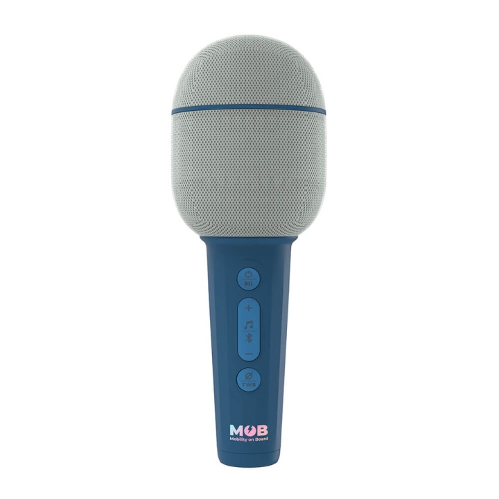 Mobility On Board MOB Karaoke MIC Groovy Blue i gruppen HJEMMEELEKTRONIK / Lyd & billede / Håndholdte mikrofoner hos TP E-commerce Nordic AB (C71479)