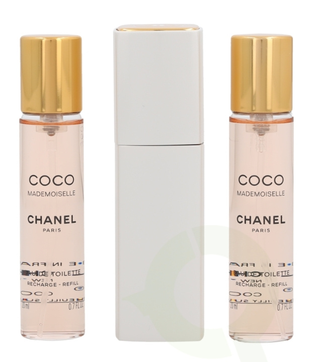 Chanel Coco Mademoiselle Giftset 60 ml 2x Edt Spray Refill 20Ml/1x Edt Spray 20Ml - Twist and Spray i gruppen SKØNHED & HELSE / Gaveæske / Gaveæske til hende hos TP E-commerce Nordic AB (C72171)