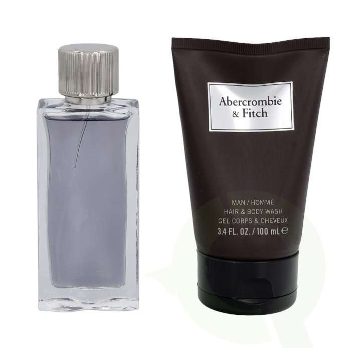 Abercrombie & Fitch First Instinct Man Giftset 150 ml Edt Spray 50ml/Hair And Body Wash 100ml i gruppen SKØNHED & HELSE / Duft & Parfume / Parfume / Parfume til ham hos TP E-commerce Nordic AB (C72783)