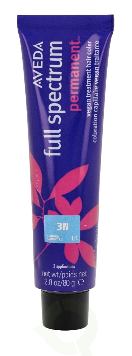 Aveda Full Spectrum Permanent Vegan Pure Tone Hair Color 80 gr Vegan Treatment Hair Color 3N i gruppen SKØNHED & HELSE / Hår og styling / Hårpleje / Hårfarve / Hårfarve & Farve bombe hos TP E-commerce Nordic AB (C73227)