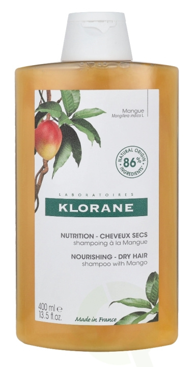 Klorane Nourishing Shampoo With Mango Butter 400 ml Dry Hair i gruppen SKØNHED & HELSE / Hår og styling / Hårpleje / Shampoo hos TP E-commerce Nordic AB (C73467)