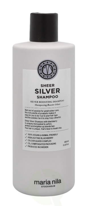 Maria Nila Sheer Silver Shampoo 350 ml i gruppen SKØNHED & HELSE / Hår og styling / Hårpleje / Shampoo hos TP E-commerce Nordic AB (C73634)