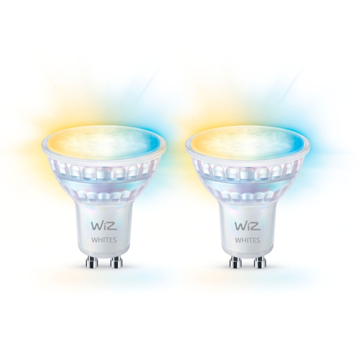 WiZ WiFi Smart LED GU10 50W 345lm varm-kold hvid 2-pak i gruppen HJEMMEELEKTRONIK / Lys / LED lamper hos TP E-commerce Nordic AB (C74695)