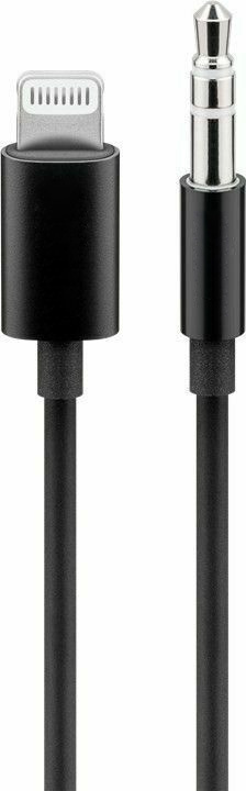 Goobay AUX Lightning - 3,5 mm lydkabel, 1 m i gruppen SMARTPHONES & TABLETS / Opladere og kabler / Adaptere hos TP E-commerce Nordic AB (C75134)