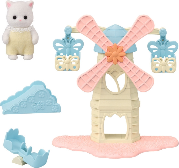 Sylvanian Families Baby-vindmølle-legesæt i gruppen LEGETØJ, BØRN & BABY / Legetøj / Docks og tilbehør hos TP E-commerce Nordic AB (C75256)