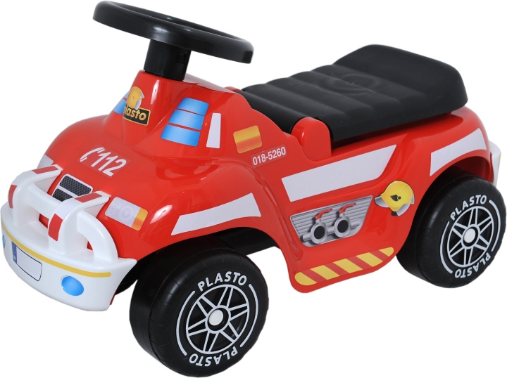 Plasto Offroad-brandbil, brandbil i gruppen LEGETØJ, BØRN & BABY / Udeleg & Sport / Have legetøj hos TP E-commerce Nordic AB (C75350)