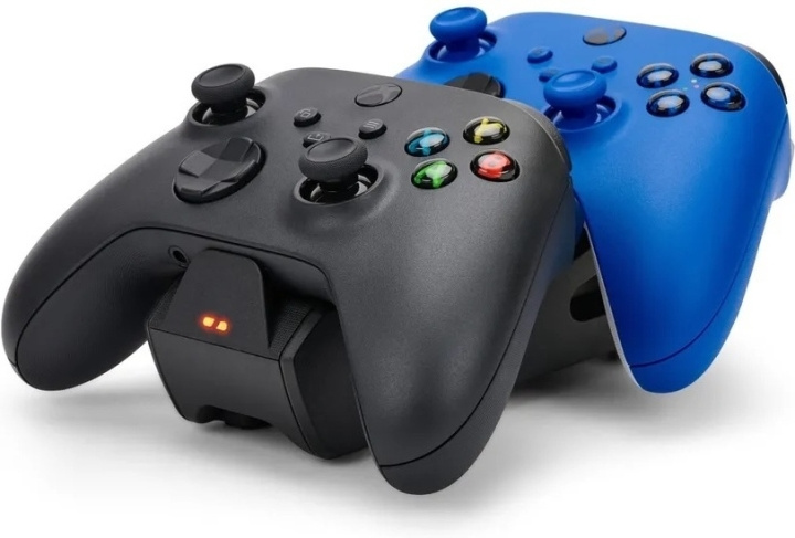 PowerA Duo Charging Station opladningsdock og batteripakke, sort, Xbox i gruppen HJEMMEELEKTRONIK / Spilkonsoller og tilbehør / Xbox Series X / Tilbehør hos TP E-commerce Nordic AB (C75392)