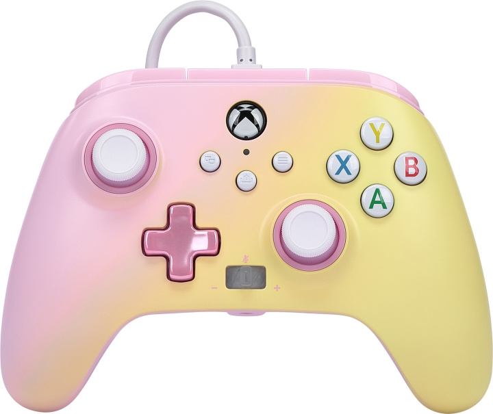 PowerA Enhanced Wired Controller, Pink Lemonade, Xbox i gruppen HJEMMEELEKTRONIK / Spilkonsoller og tilbehør / Xbox Series X / Tilbehør hos TP E-commerce Nordic AB (C75394)