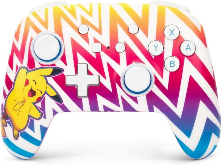 PowerA Forbedret trådløs controller, Pikachu Vibrant, Switch i gruppen HJEMMEELEKTRONIK / Spilkonsoller og tilbehør / Nintendo Switch / Tilbehør hos TP E-commerce Nordic AB (C75424)