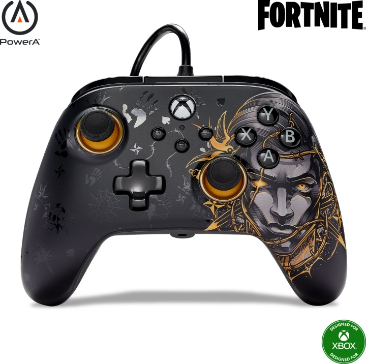 PowerA Advantage Wired Controller kablet spilcontroller, Midas, Xbox / PC i gruppen HJEMMEELEKTRONIK / Spilkonsoller og tilbehør / Xbox Series X / Tilbehør hos TP E-commerce Nordic AB (C75426)