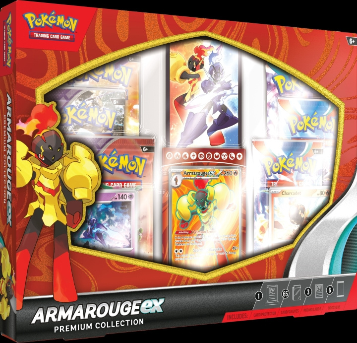 POKEMON Armarouge ex Premium Collection samlersæt i gruppen LEGETØJ, BØRN & BABY / Spil / Kortspil hos TP E-commerce Nordic AB (C75436)