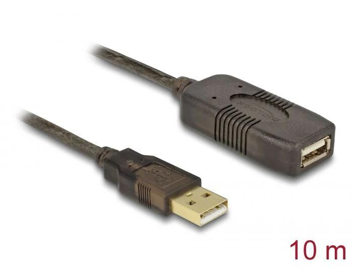 DeLOCK Cable USB 2.0 Extension, active 10 m i gruppen COMPUTERTILBEHØR / Kabler og adaptere / USB / USB-A / Kabler hos TP E-commerce Nordic AB (C75682)