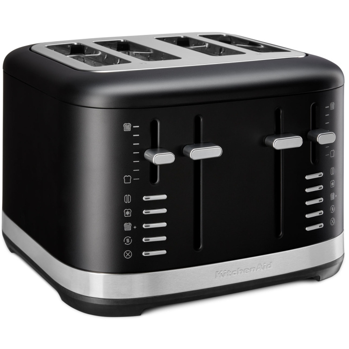 KitchenAid Brödrost 4 Skivors Metall 5KMT4109EBM Cast iron black i gruppen HJEM, HUS & HAVE / Husholdningsapparater / Brødristere & Sandwich Makers / Brødristere hos TP E-commerce Nordic AB (C75711)