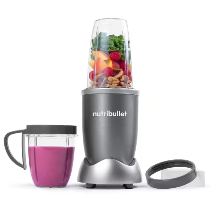 NutriBullet NB606DG 0.7 L Tabletop blender 600 W Silver i gruppen HJEM, HUS & HAVE / Husholdningsapparater / Foodprocessor og køkkenassistenter / Mixer & Blender hos TP E-commerce Nordic AB (C75777)