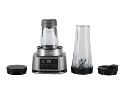 Ninja Foodi Power Nutri CB100EU Blender Knusefunktion PowerMix-funktion Blandefunktion Blendfunktion Sølv i gruppen HJEM, HUS & HAVE / Husholdningsapparater / Foodprocessor og køkkenassistenter / Mixer & Blender hos TP E-commerce Nordic AB (C75796)