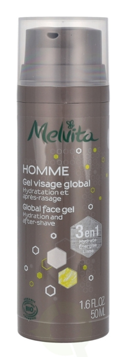 Melvita Homme Global Face Gel 50 ml i gruppen SKØNHED & HELSE / Hudpleje / Ansigt / Dagcreme hos TP E-commerce Nordic AB (C75999)