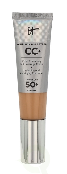 IT Cosmetics CC+ Color Corr. Full Coverage Cream SPF50 32 ml Medium Tan i gruppen SKØNHED & HELSE / Makeup / Makeup ansigt / Foundation hos TP E-commerce Nordic AB (C76036)