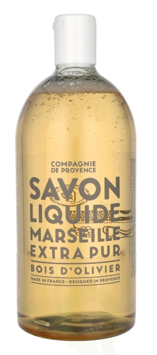 Compagnie De Provence Marseille Liquid Soap Refill 1000 ml Olive Wood i gruppen SKØNHED & HELSE / Hudpleje / Kropspleje / Bad & brusecreme hos TP E-commerce Nordic AB (C76360)