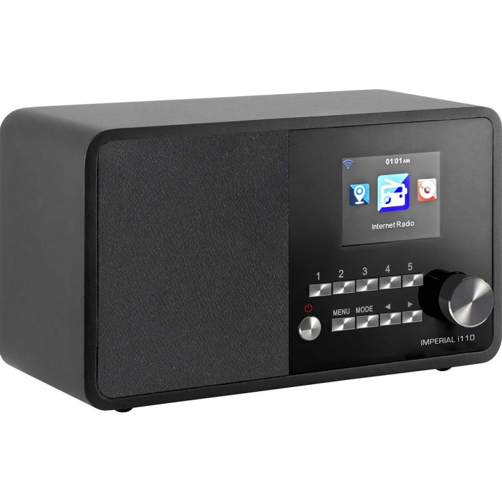 imperial i110 Wi-Fi internetradio med medieafspillerfunktion Sort i gruppen HJEMMEELEKTRONIK / Lyd & billede / Hjemmebiograf, HiFi & Bærbar / Radio og vækkeure / Radio hos TP E-commerce Nordic AB (C76575)