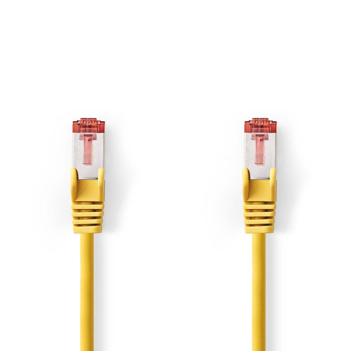 Nedis Kat 6 kabel | RJ45 Han | RJ45 Han | S/FTP | 15.0 m | Runde | LSZH | Gul | Label i gruppen COMPUTERTILBEHØR / Kabler og adaptere / Netværkskabler / Cat6 hos TP E-commerce Nordic AB (C76638)