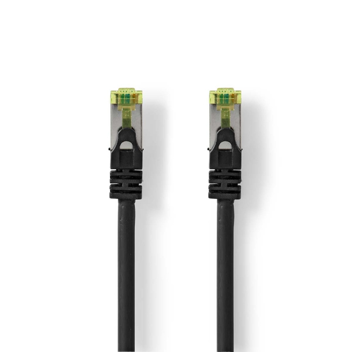 Nedis CAT7 netværkskabel | S/FTP | RJ45 Han | RJ45 Han | 0.25 m | Snagless | Runde | LSZH | Sort | Label i gruppen COMPUTERTILBEHØR / Kabler og adaptere / Netværkskabler / Cat7 hos TP E-commerce Nordic AB (C76652)