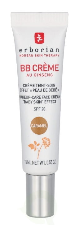 Erborian BB Cream Au Ginseng 5-In-1 Baby Skin Effect SPF20 15 ml Caramel i gruppen SKØNHED & HELSE / Hudpleje / Ansigt / Dagcreme hos TP E-commerce Nordic AB (C76916)