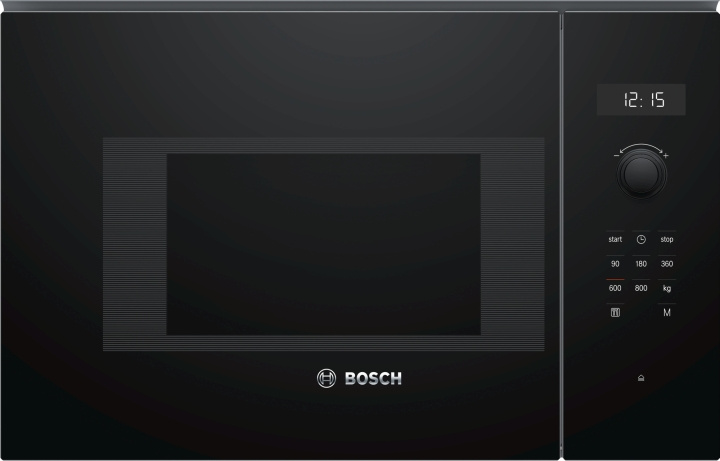 Bosch BFL524MB0 Serie 6 mikrobølgeovn, sort i gruppen HJEM, HUS & HAVE / Husholdningsapparater / Mikrobølgeovne hos TP E-commerce Nordic AB (C78079)