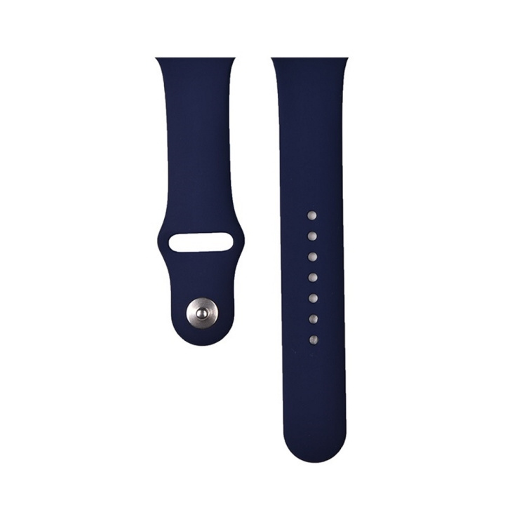 Devia armbånd Deluxe Sport til Apple Watch 49mm/ 45mm/ 44mm/ 42mm midnatsblå i gruppen SMARTPHONES & TABLETS / Træning, hjem og fritid / Apple Watch & Tilbehør / Tilbehør hos TP E-commerce Nordic AB (C78556)