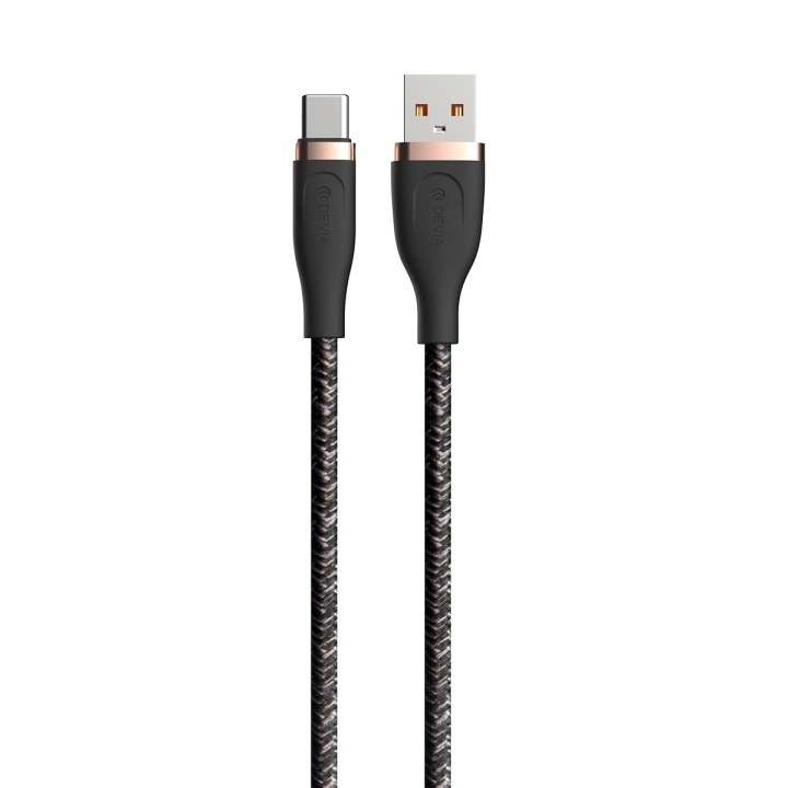 Devia kabel Star EC311 USB - USB-C 1,5 m 2,4A sort i gruppen SMARTPHONES & TABLETS / Opladere og kabler / Kabler / Kabler Type C hos TP E-commerce Nordic AB (C78615)