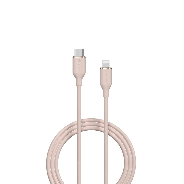 Devia kabel Jelly EC631 USB-C - Lightning 1,2 m 27W pink i gruppen SMARTPHONES & TABLETS / Opladere og kabler / Kabler / Kabler Lightning hos TP E-commerce Nordic AB (C78640)