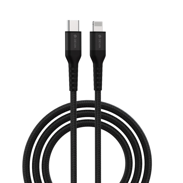 Devia kabel Gracious EC409 PD USB-C - Lightning 1,5 m 3A sort i gruppen SMARTPHONES & TABLETS / Opladere og kabler / Kabler / Kabler Lightning hos TP E-commerce Nordic AB (C78655)