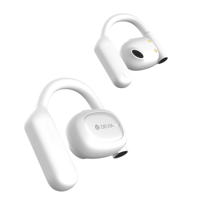 Devia Bluetooth-hovedtelefoner OWS Star E2 hvid i gruppen HJEMMEELEKTRONIK / Lyd & billede / Hovedtelefoner & Tilbehør / Hovedtelefoner hos TP E-commerce Nordic AB (C78677)