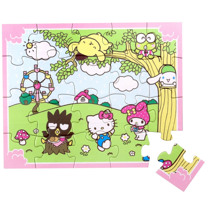 Micki Hello Kitty Träpussel 20 bitar i gruppen LEGETØJ, BØRN & BABY / Legetøj / børns puslespil hos TP E-commerce Nordic AB (C78828)