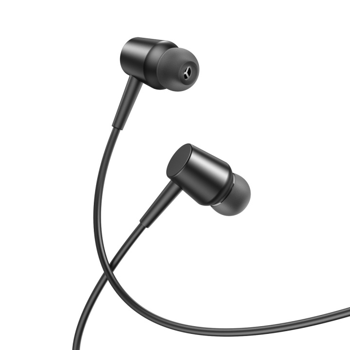 Xo høretelefoner med ledning EP57 jack 3,5mm sort i gruppen HJEMMEELEKTRONIK / Lyd & billede / Hovedtelefoner & Tilbehør / Hovedtelefoner hos TP E-commerce Nordic AB (C79219)