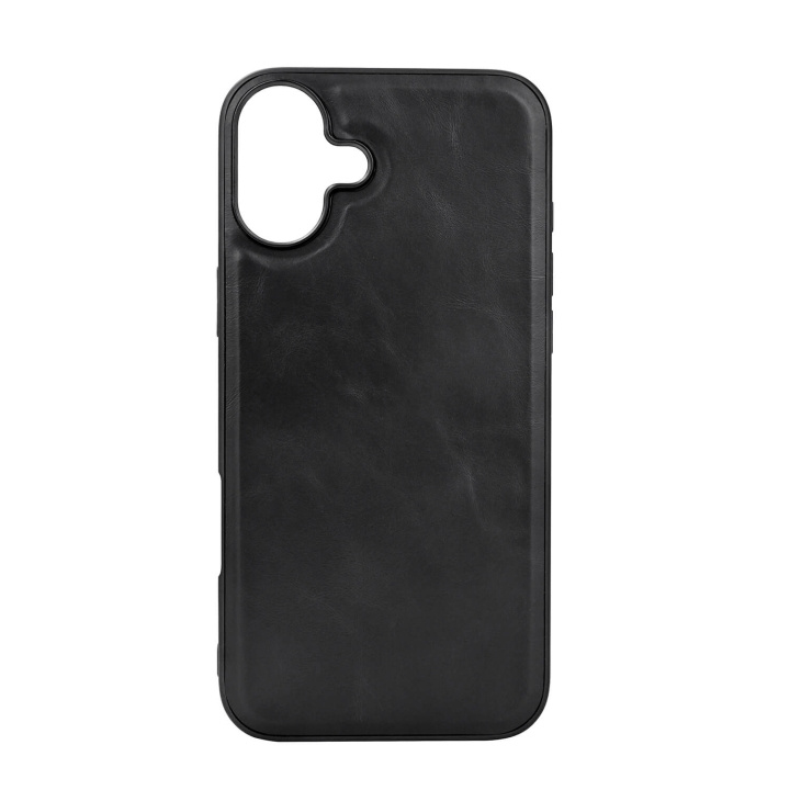 Buffalo Backcover Læder Magseries Sort - iPhone 16 Plus i gruppen SMARTPHONES & TABLETS / Mobil Beskyttelse / Apple / iPhone 16 hos TP E-commerce Nordic AB (C79381)