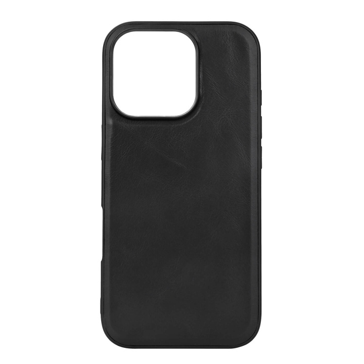 Buffalo Backcover Læder Magseries Sort - iPhone 16 Pro i gruppen SMARTPHONES & TABLETS / Mobil Beskyttelse / Apple / iPhone 16 hos TP E-commerce Nordic AB (C79382)