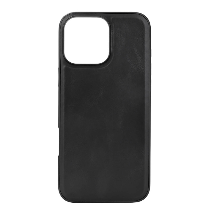 Buffalo Backcover Læder Magseries Sort - iPhone 16 Pro Max i gruppen SMARTPHONES & TABLETS / Mobil Beskyttelse / Apple / iPhone 16 hos TP E-commerce Nordic AB (C79383)