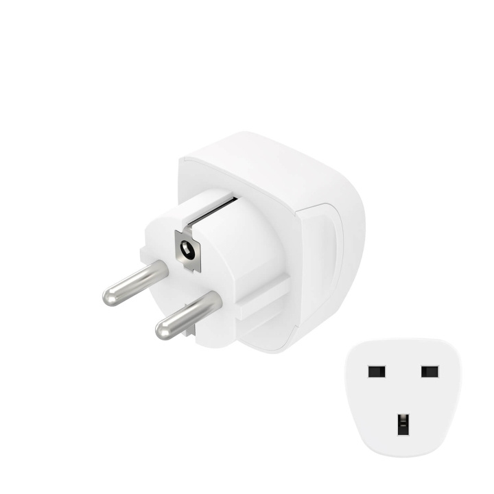Hama Traveladapter Type G UK-EU i gruppen HJEM, HUS & HAVE / Elektricitet & Belysning / Rejseadaptere hos TP E-commerce Nordic AB (C79449)