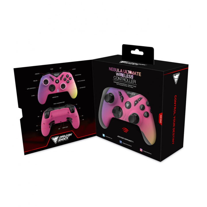 DragonShock Trådløs Controller Nebula Ultimate til NSW Candy i gruppen HJEMMEELEKTRONIK / Spilkonsoller og tilbehør / Øvrige spil hos TP E-commerce Nordic AB (C79484)
