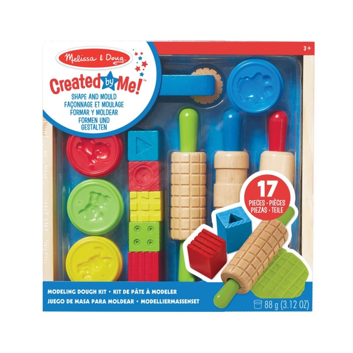 Melissa & Doug Skabt af mig! Modeling Dough Kit Shape and Mould i gruppen LEGETØJ, BØRN & BABY / Legetøj / Lege ler, lege sand og tilbehør hos TP E-commerce Nordic AB (C79776)