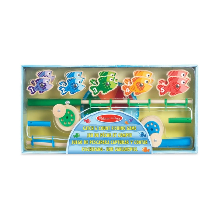 Melissa & Doug Fang og tæl fiskespil i gruppen LEGETØJ, BØRN & BABY / Spil / Spil til børn hos TP E-commerce Nordic AB (C79795)