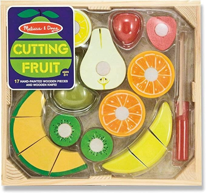 Melissa & Doug Food Play Træskærerfrugt i gruppen LEGETØJ, BØRN & BABY / Legetøj / Lille hjem & rollespil hos TP E-commerce Nordic AB (C79800)