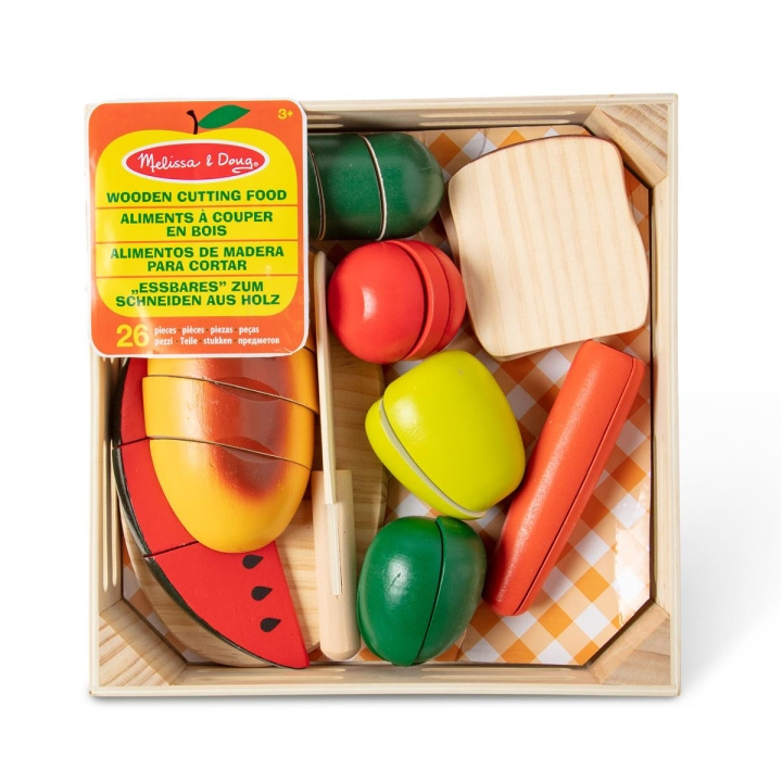 Melissa & Doug Food Play Træskærekost i gruppen LEGETØJ, BØRN & BABY / Legetøj / Lille hjem & rollespil hos TP E-commerce Nordic AB (C79804)